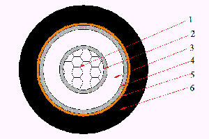 Cable Eléctrico de Un Núcleo N2XSY (CU/XLPE/CTS/PVC)